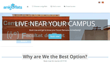 Tablet Screenshot of amigoflats.com